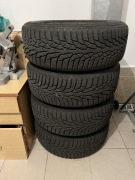 Komplet felg z oponami 205/55R16 Nokian WR D4, 5,5-6,0 mm bieżnika