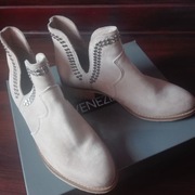 BOTKI VENEZIA CROSTA CARNE beż r.38