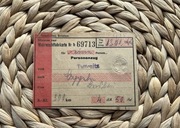 Wehrmachtfahrkarte bilet kolejowy Oppeln Breslau stary bilet PKP