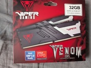 Pamięć RAM Patriot DDR5 32GB 6000MHz CL30 Viper Venom 2x16GB Nowe/Gwarancja