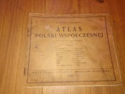 Atlas Polski Współczesnej Romer Wąsowicz 1948 Wydanie czwarte