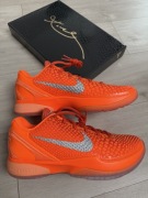 _Nowe Oryginalne Nike Kobe 6 Total Orange Grinch Bryant VI_