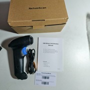 Bezprzewodowy czytnik skaner kodów kreskowych - nowy  