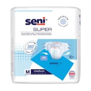 Seni Super, pieluchomajtki dla dorosłych, rozmiar M, 10 szt.