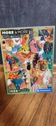 Puzzle Clementoni More is More 1000 Animals&Botanics 37073