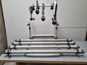 Bagażnik na cztery rowery, montowany z tyłu kampera.