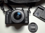 Aparat Canon Eos M50 + obiektyw 15-45mm + torba