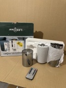 3 swiece led na baterie elektryczne na pilota