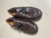 Skórzane sneakersy męskie GINO ROSSI | Rozmiar 42 | Brązowe 