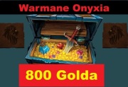 WOW WARMANE ONYXIA GOLD 800 GOLDA ZŁOTA WORLD OF WARCRAFT A/H
