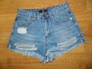 Missguided jeansowe spodenki szorty roz 34