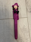 Długopis Halloween Z Figurką Wiedźmy Z Ruszającymi Się Ramionami