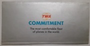 Folder reklamowy linii lotniczych TWA – Trans World Airlines
