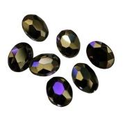 Ozdoby 3d, biżuteria, cyrkonie, charms - hematyt 6x8mm, zestaw 5szt.