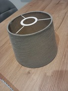 ABAŻUR SZARY Z MATERIAŁU