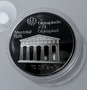 10 dolarów - srebro - Olimpiada Montreal - 1974 r.