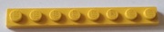 LEGO 3460 żółta płytka 1x8 6479,6563 5szt