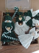 Zestaw świąteczny makrama 