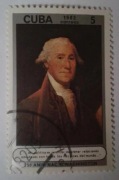 Znaczek pocztowy George Washington USA Kuba 1982