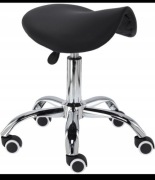 Taboret kosmetyczny Calissimo S-023-B-XT czarny