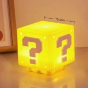 Lampka LED Super Mario Bros Znak Pytań Muzyka USB Prezent