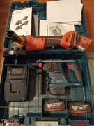 Młotowiertarka Bosch GBH 185-Li+2aku 4.0Ah+ład+walizka+Fein CCG18-115-PD AS
