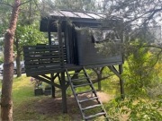 Duży domek dziecięcy drewniany 