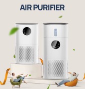 Oczyszczacz Powietrza 2w1 z Nawilżaczem ABIRDAY Filtr HEPA H13