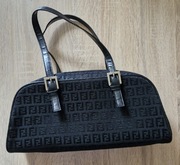 Autentyczna mini torba na rękę Fendi S.A.S włoska czarna