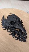 Zawieszka ścienna kruk / raven skull wall / gothic / horror