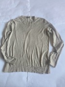 Dwa swetry Montego niebieski i beżowy L