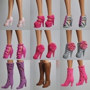 Oryginalne buty Barbie Mattel sygnowane kozaki szpilki pantofelki