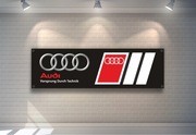 Baner plandeka Audi Sport Quattro 150x60cm
