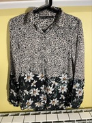 Zara bluzka koszula w kwiaty stokrotki S