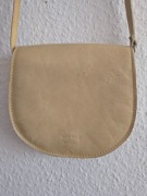 Mała beżowa torebka skórzana Vera Pelle