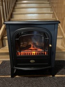 Kominek elektryczny czarny