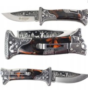 Nóż scyzoryk MYŚLIWSKI Kandar składany GRAWER KN1