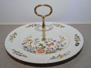 PATERA NA STÓŁ Z UCHWYTEM, Porcelana Aynsley Garden