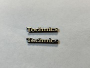 Technics napis napisy 2szt. Okazja znaczek logo emblemat oryginał
