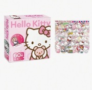 NAKLEJKI DLA DZIECI HELLO KITTY ZESTAW 60 SZTUK