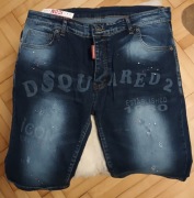 DSQUARED2 krótkie spodnie blue jeans rozmiar 50