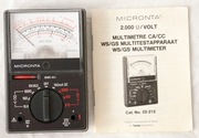 Multimetr Analogowy Micronta Miernik 2000 Kolekcjonerski Vintage