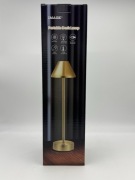 Lampka Nocna LED Bezprzewodowa Dotykowa Złota USB-C