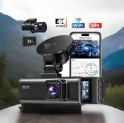 Wideorejestrator samochodowy RedtigerF7NP-kamera do auta 4k +GPS 