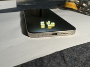 iPhone 15 pro max 512 silver titan idealny stan 100 % bateria