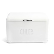 CHLEBAK METALOWY ELEGANT HARPER BIAŁY STARKE PRO 35x25x22,5 cm