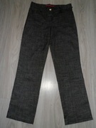 GRUBSZE SZARE SPODNIE 152-158 jesień zima