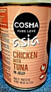 400g Cosma Asia Kurczak z tuńczykiem w galaretce - Karma dla kota