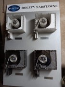 Tablice  rolet nadstawnych i zewnętrznych  Portos