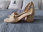 Nowe sandały z paskiem plecione z juty Pull&Bear rozmiar 38